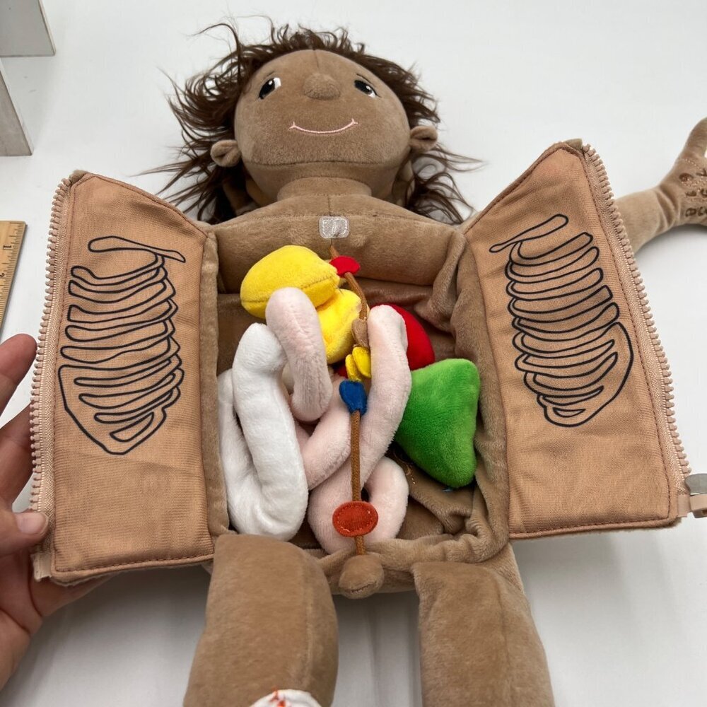 Katonah Yoga LILO doll with body parts and embroidered